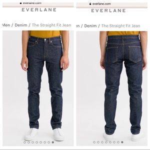 Everlane Mens straight fit jeans